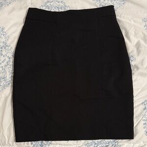 H&M Elegant Black Pencil Skirt